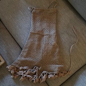 Brown cover up from Shein